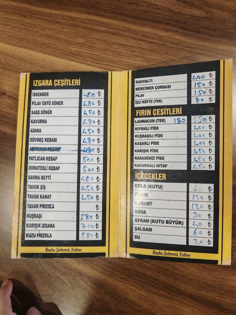 Menu Iskender 85 Et Lokantasi-3