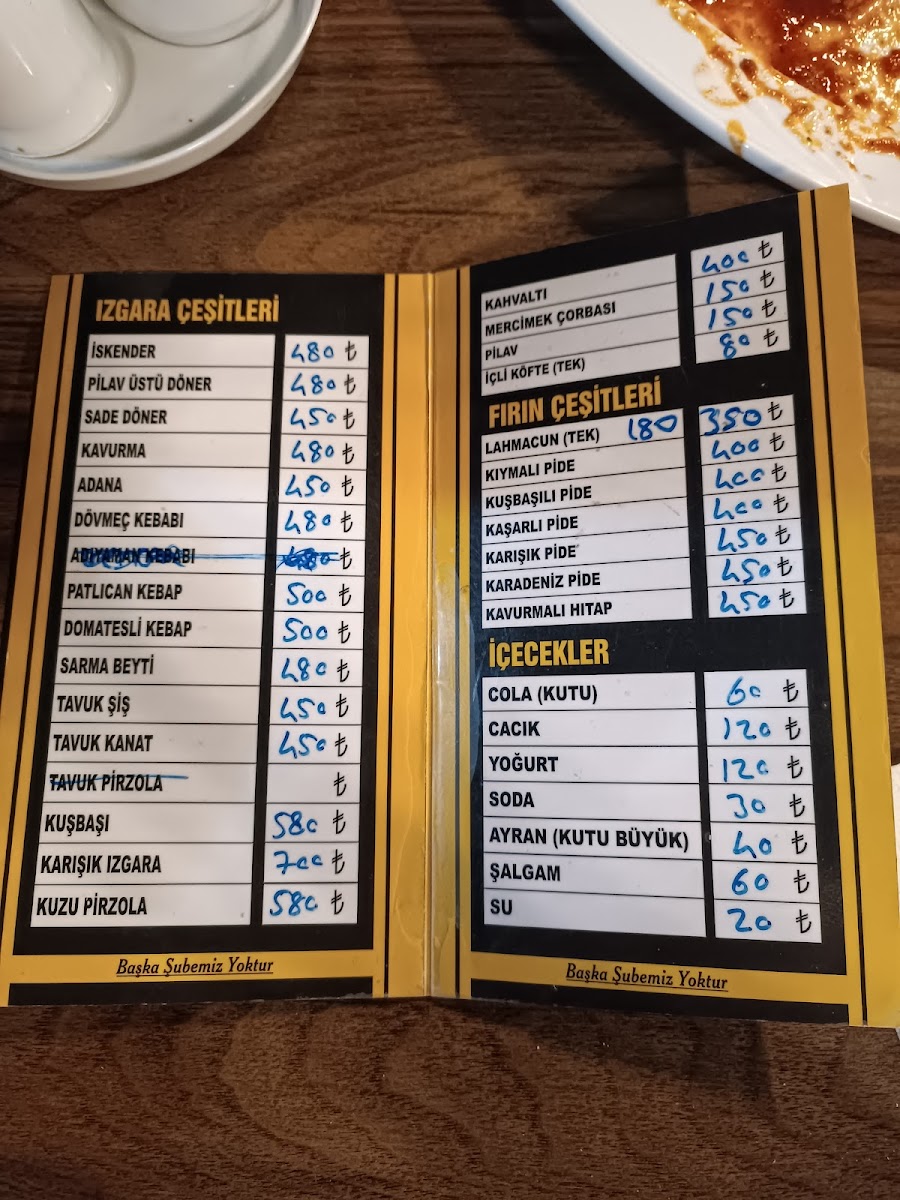 Menu Iskender 85 Et Lokantasi-4