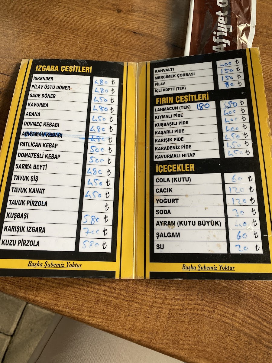 Menu Iskender 85 Et Lokantasi-5