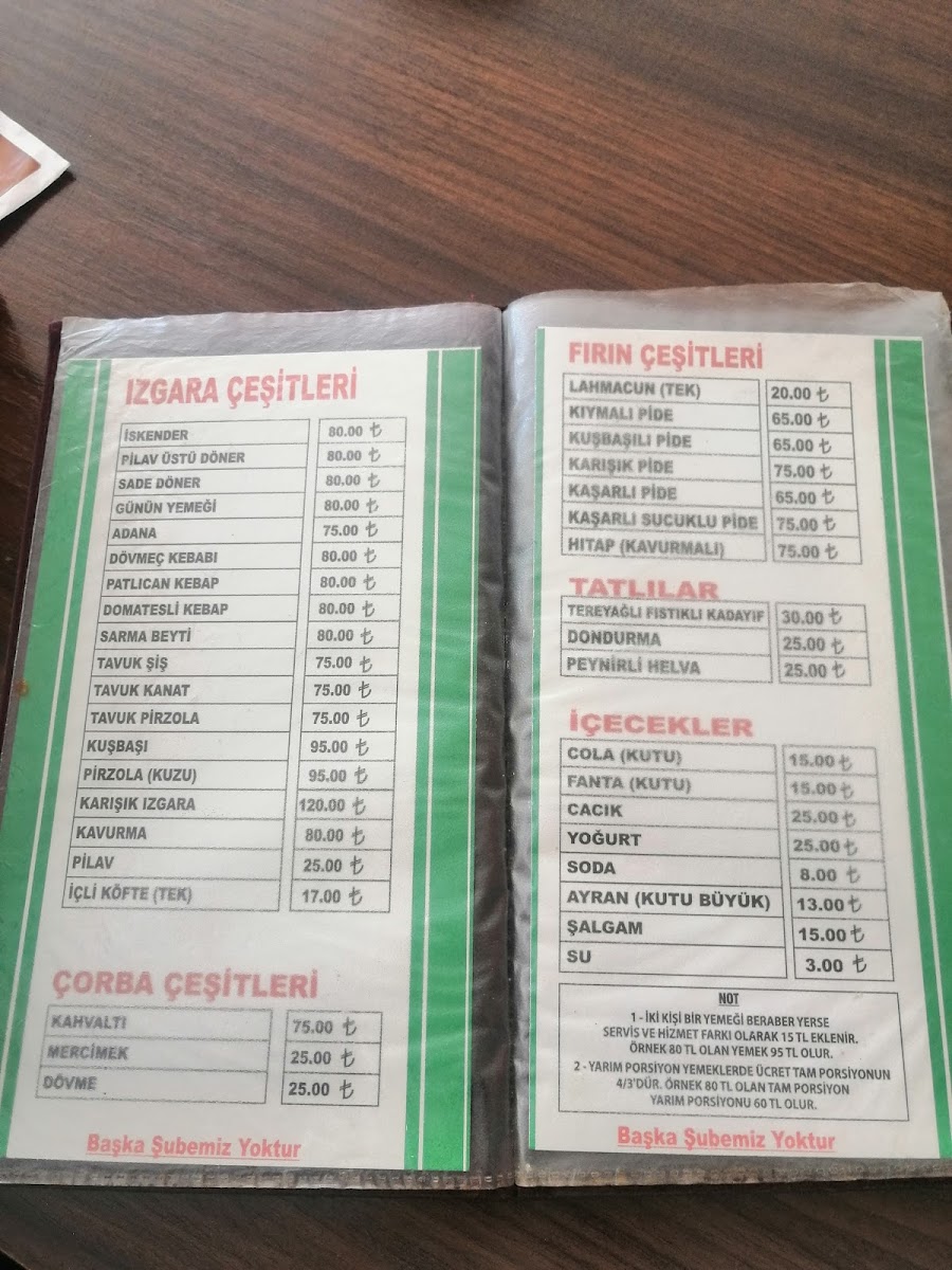 Menu Iskender 85 Et Lokantasi-7