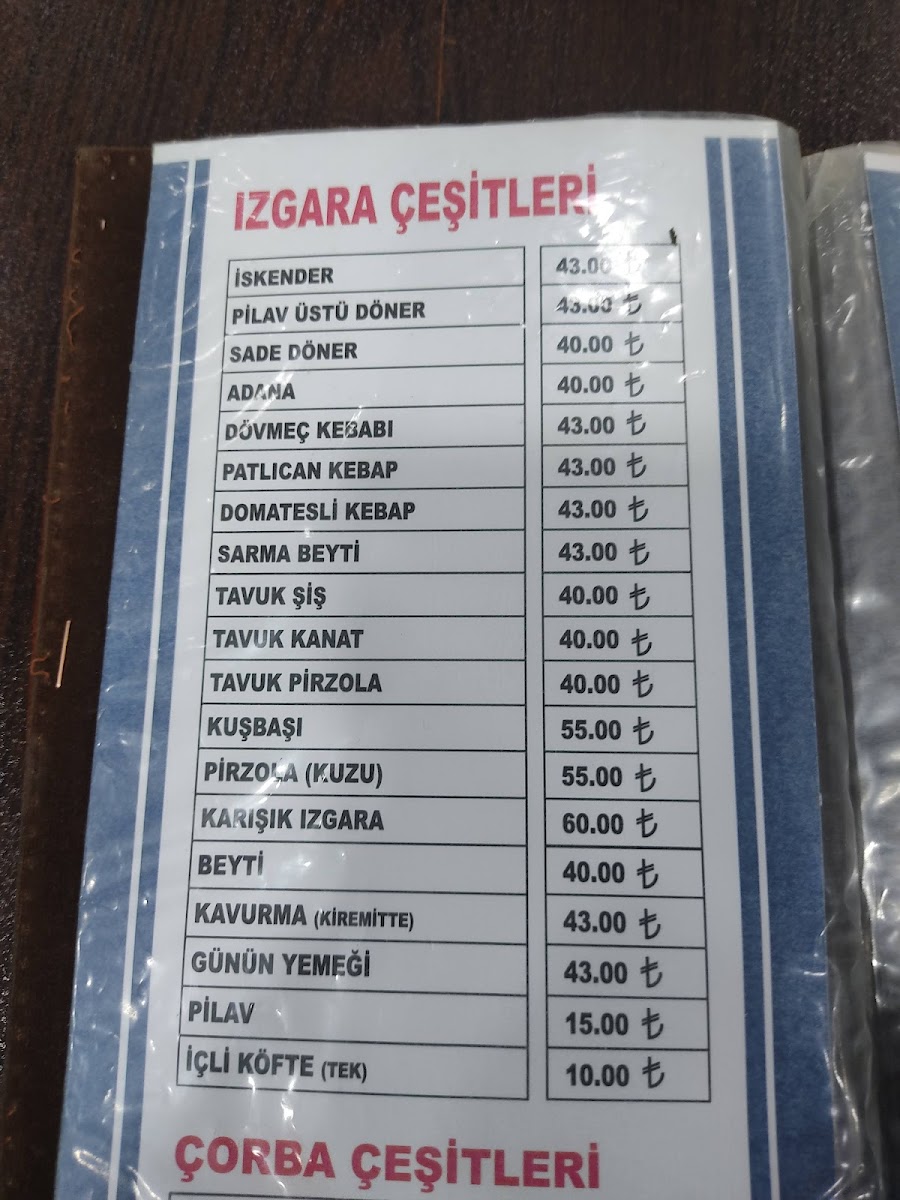 Menu Iskender 85 Et Lokantasi-9